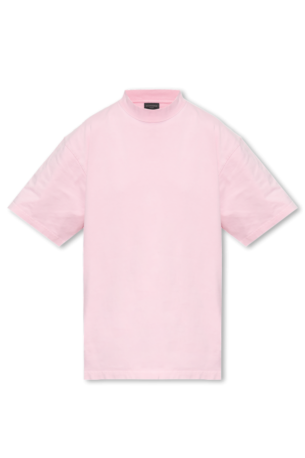 Tシャツ・カットソー BALENCIAGA Men Tops 2596182 764235 TSVK1 5003 PINK BALENCIAGA - Tape Type t-shirt | Leam Roma - Luxury Shopping